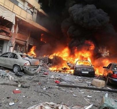 تفجير انتحاري في ادلب