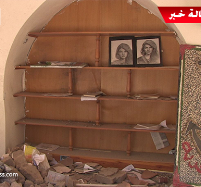 بالفيديو: صواريخ الاحتلال تُطارد معارض الفن والتراث الفلسطيني بغزة