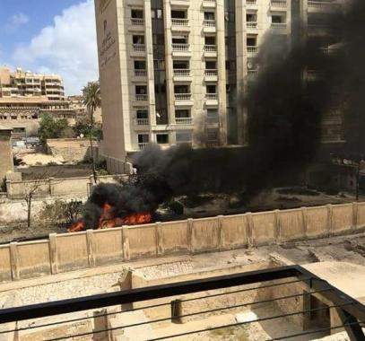بالصور: نجاة مدير أمن 