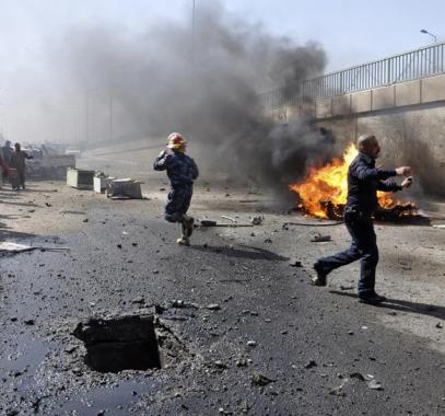 18 قتيلاً ومصاباً بتفجير استهدف حاجزاً أمنياً ببعقوبة شمال بغداد
