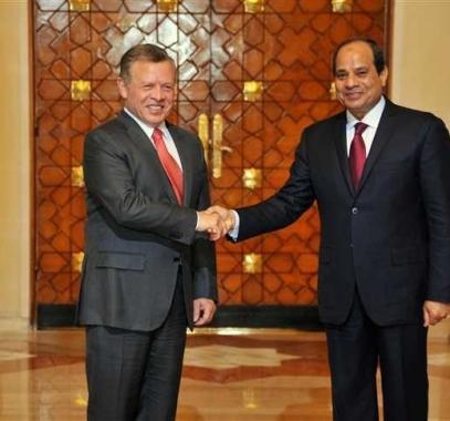 السيسي والعاهل الاردني