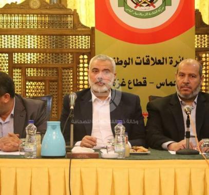 بالفيديو والصور: هنية يلتقي بقيادات الفصائل لإطلاعهم على نتائج زيارة وفد حماس للقاهرة