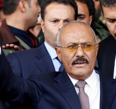 صالح يبدي استعداده لفتح صفحة جديدة مع دول الجوار ويدعو للانتفاض ضد الحوثيين.jpg