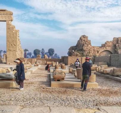 بالصور : مصر تحول منطقة أثرية إلى 