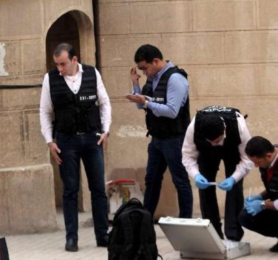 استشهاد ضابط مصري وإصابة آخر بانفجار عبوة ناسفة في كنيسة العذراء