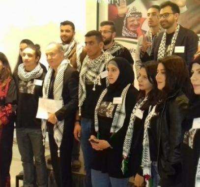 الجالية الفلسطينية في قبرص تنظم وقفة تضامنية تنديداً بقرار ترامب