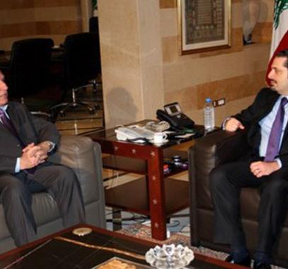 الأحمد يلتقي رئيس مجلس الوزراء اللبناني سعد الحريري
