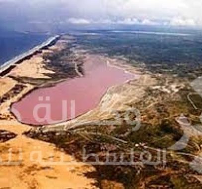  البحيرة الوردية  في السنغال