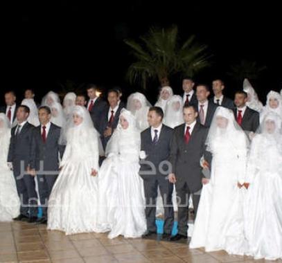 عرس جماعي بغزة
