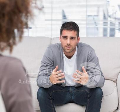 شخص مضطرب نفسيا 