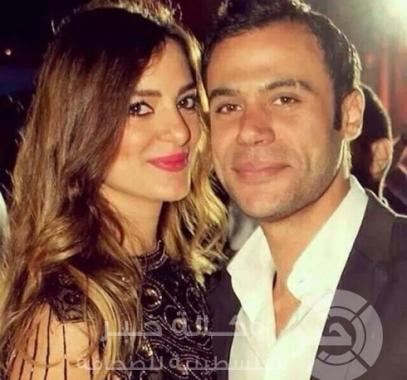 محمد عادل امام وخطيبته شرين 