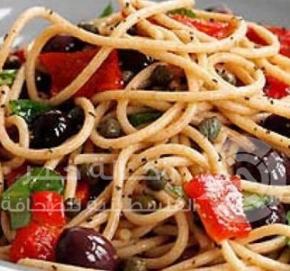 معكرونة بالزيتون