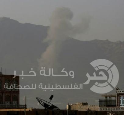 قصف في اليمن 