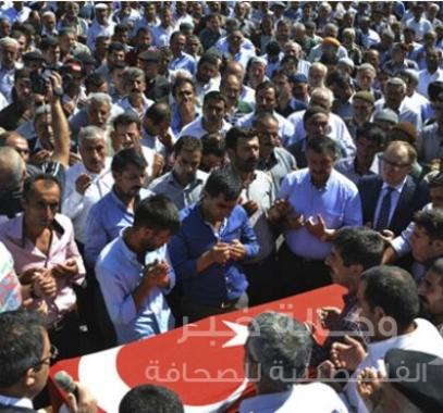 تشييع جنازة الجندي التركي منصور تشينغيز 