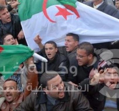مظاهرة في الجزائر