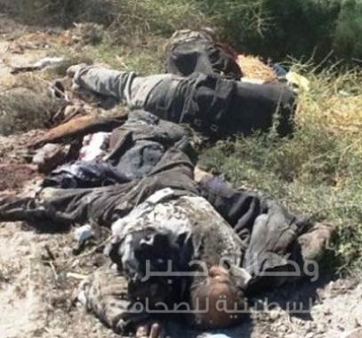 قتلي من عناصر تنظيم الدولة 