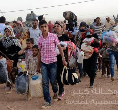 لاجئين سورين 