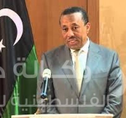 رئيس الوزراء الليبي عبد الله الثني .