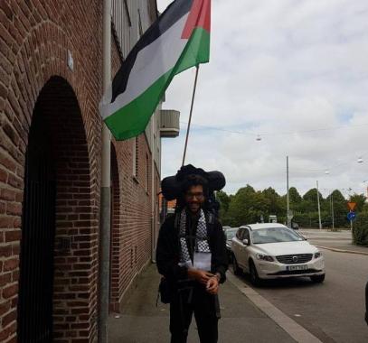 المتضامن السويدي يصل سلوفاكيا متجهًا إلى فلسطين.jpg