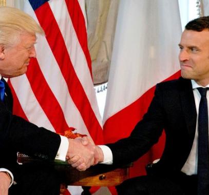 ماكرون لترامب: وضع القدس ينبغي حلّه في إطار مفاوضات سلام