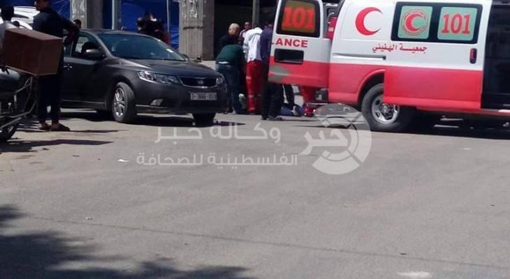 إصابة شابين بجراح إثر حادث سير بحي النصر في غزة