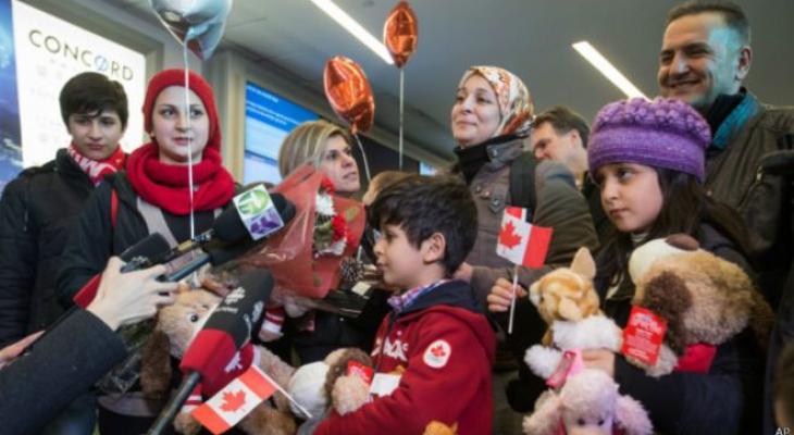 اسرة الطفل الكردي في كندا