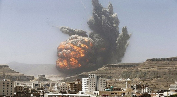 مقتل "21" شخصاً في قصف جوي لدول التحالف على اليمن