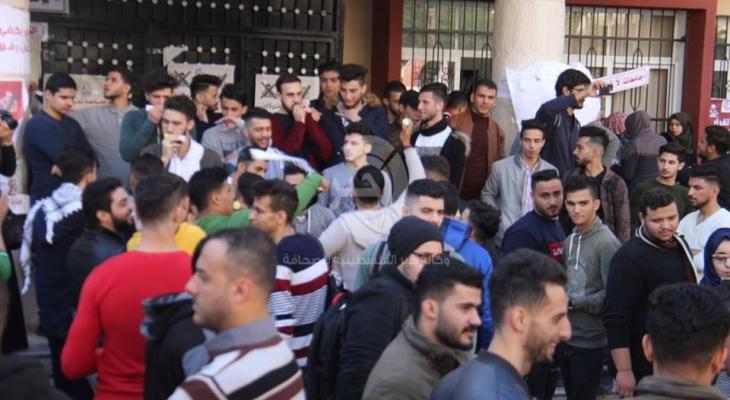 الشبيبة تدعو أولياء أمور طلبة جامعة القدس للانضمام لأبنائهم في الاعتصام