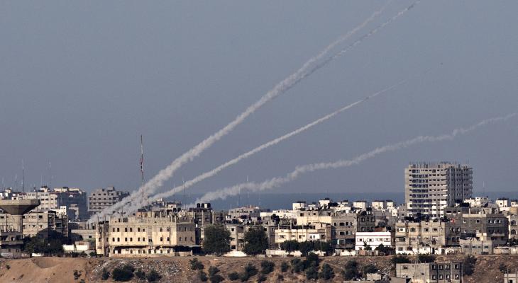 إطلاق صاروخ من غزة باتجاه المستوطنات المحاذية للقطاع