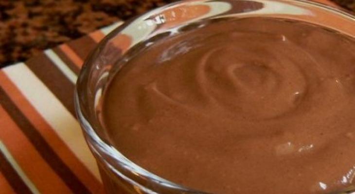 Chocolate-pudding