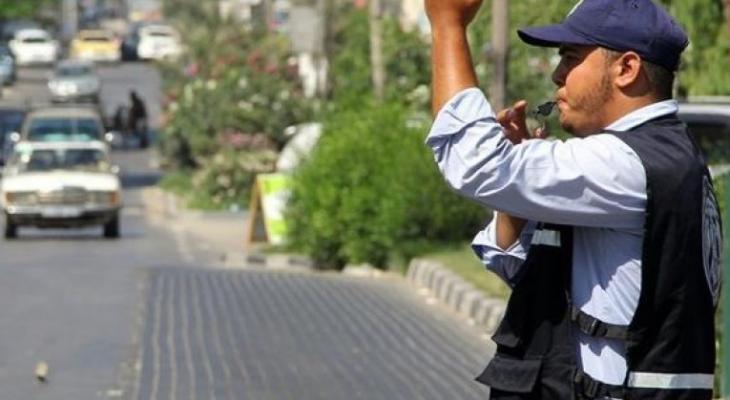شرطة المرور في غزة