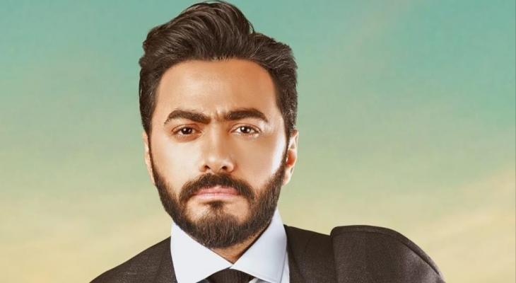 بالصور: تامر حُسني يُحيي حفلًا في السُعودية ويصفه بـ"الأسطوري"!