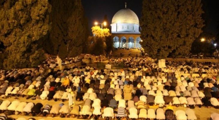 شاهد.. الآلاف يلبّون نداء الفجر العظيم بالمسجد الأقصى