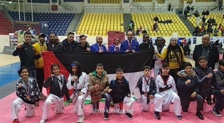 فلسطين تحصد 11 ميدالية في بطولة كأس النخبة للتايكوندو Xxxoa