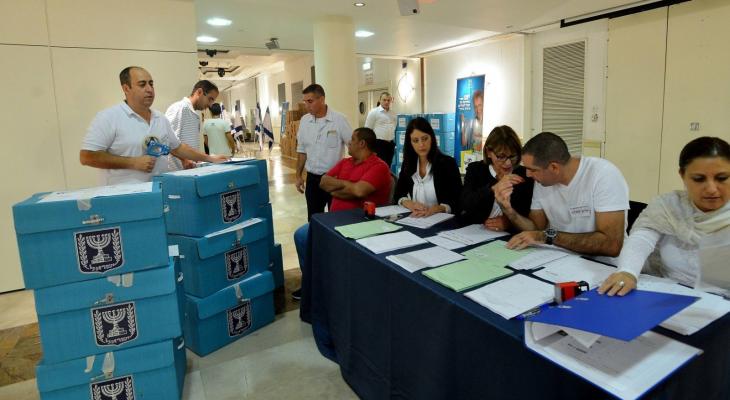 نتائج الانتخابات الإسرائيلية الرسمية والنهائية