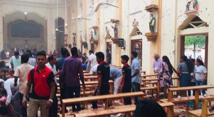 مقتل 42 شخصًا جراء سلسلة تفجيرات في سريلانكا