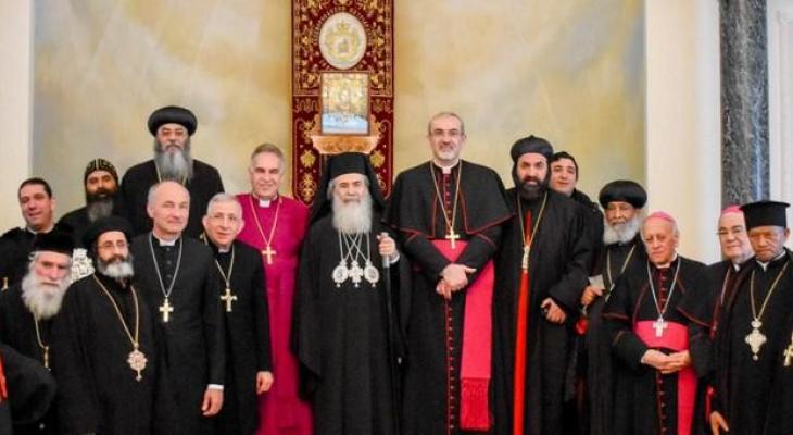 مجلس رؤساء كنائس القدس يستنكر الاعمال الإرهابية التي تستهدف المصلين