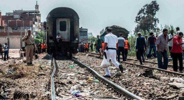 إصابات جراء انحراف قطار عن مساره في "كفر الشيخ" بمصر
