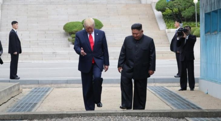 ترامب يلتقي زعيم كوريا الشمالية في المنطقة المنزوعة السلاح بين الكوريتين