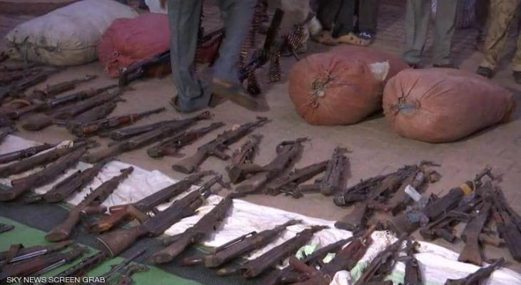 ضبط كميات كبيرة من الأسلحة والمخدرات في السودان