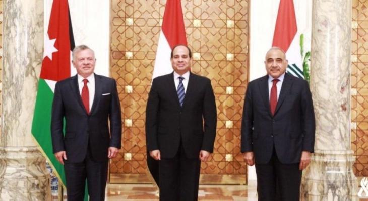 قمة أردنية مصرية عراقية
