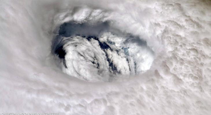 بالصور مذهلة من "ناسا".كيف بدا الإعصار دوريان من الفضاء؟