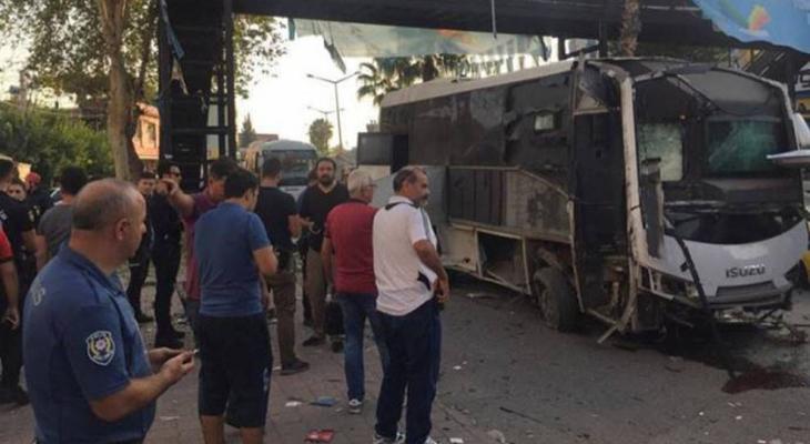 إصابة 5 أشخاص إثر انفجار قنبلة جنوب تركيا