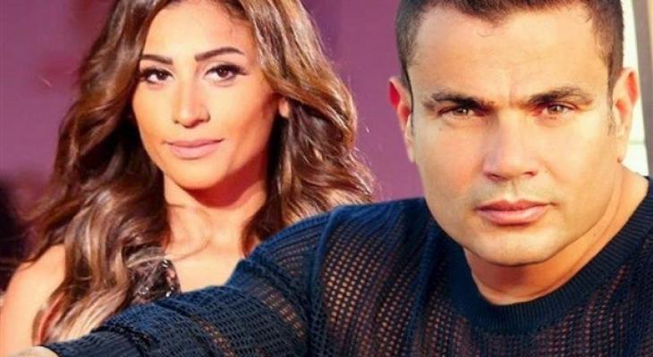  دينا الشربيني تعترف رسميا بزواجها من عمرو دياب PlU7N