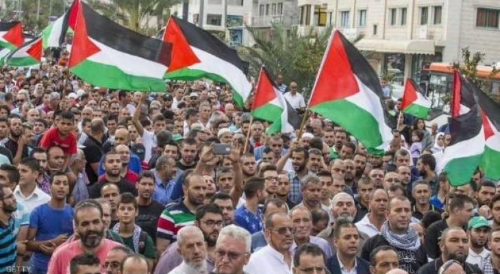 مسيرة حاشدة برحاب "الأقصى" تنديدًا باعتداء الاحتلال على القدس
