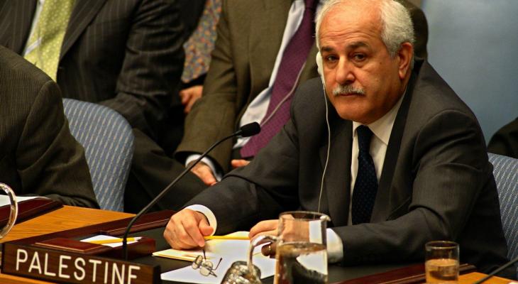 منصور يكشف عن جلسة مفتوحة لمجلس الأمن الشهر الحالي لبحث القضية الفلسطينية