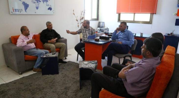 أطر صحفية تلتقي رئيس المجلس الإداري لنقابة الصحفيين في غزّة