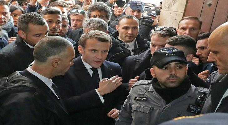 هل قدّم الرئيس الفرنسي اعتذاره عن طرد عناصر "الشاباك" من القدس؟