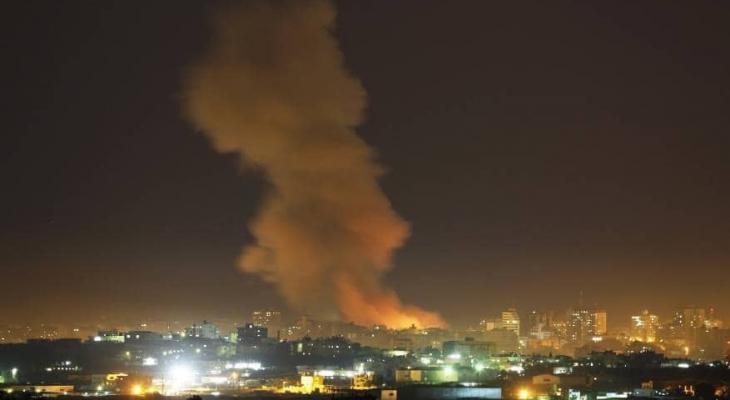 شاهد بالفيديو: طائرات الاحتلال الحربية تستهدف مناطق مختلفة في قطاع غزّة