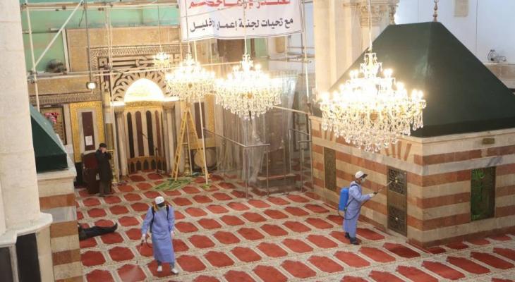 ترميم المسجد الابراهيمي